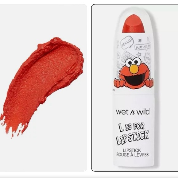 ππ LIMITED EDITION WET n WILD SESAME STREET ELMO LIPSTICK. BRAND NEW SEALED! - Picture 2 of 6